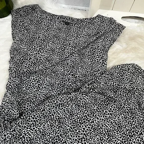 NEW Ann Taylor Silk Classic Ruched Draped Tailored Hourglass City Pencil Dress 0 - Picture 9 of 16